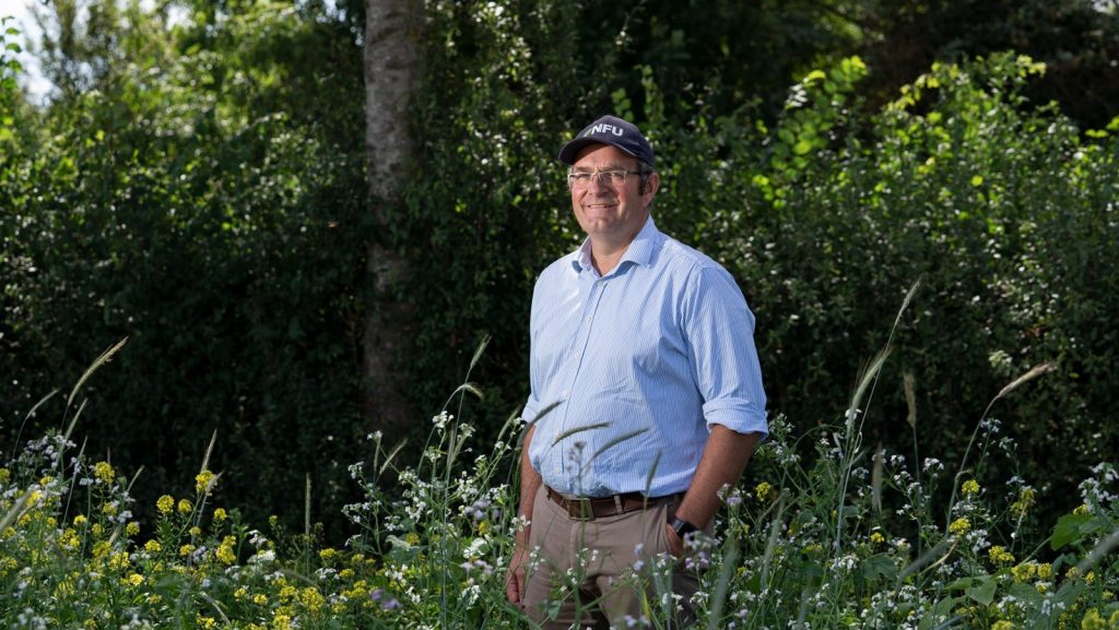 NFU president Tom Bradshaw